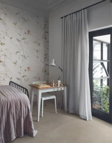 chambre deco fleurs original enfants