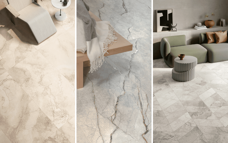 Carrelage imitation marbre