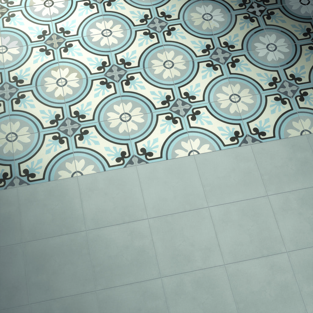 carrelage cuisine carraux de ciment